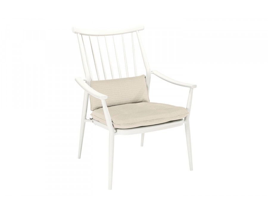 A.R.T. - Epicenters Austin Paint White Darrow Outdoor Lounge Chair Set of 2