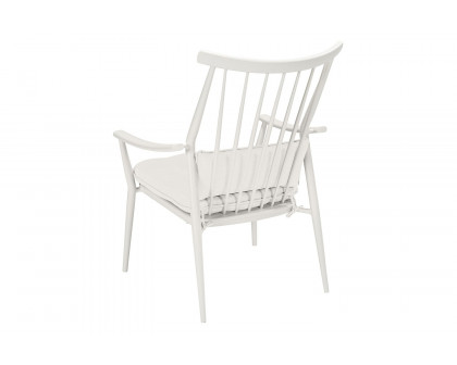 A.R.T. - Epicenters Austin Paint White Darrow Outdoor Lounge Chair Set of 2