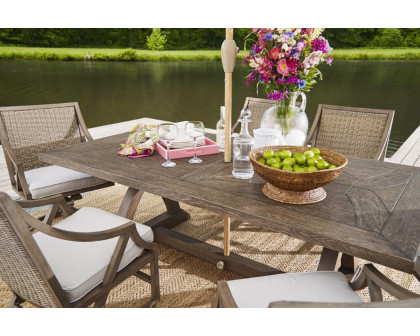 A.R.T. - Summer Creek Outdoor Pampas Rectangular Dining Table