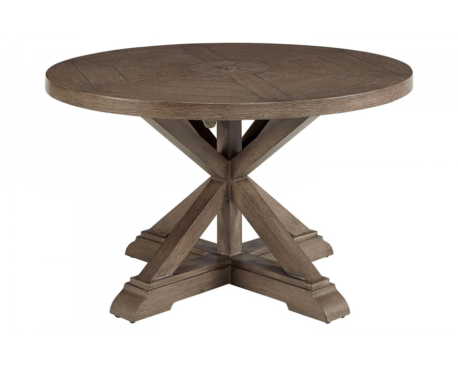 A.R.T. - Summer Creek Outdoor Pampas Round Dining Table