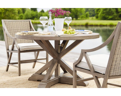 A.R.T.™ - Summer Creek Outdoor Pampas Round Dining Table