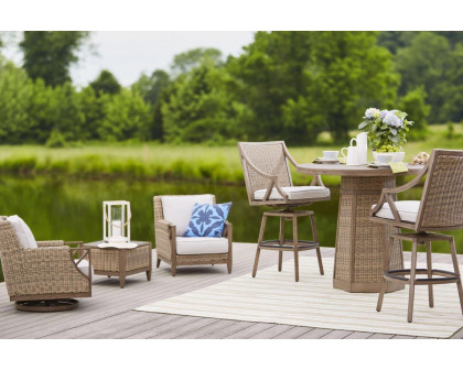 A.R.T. Summer Creek Outdoor Pampas Universal Gathering Table