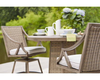 A.R.T. Summer Creek Outdoor Pampas Universal Gathering Table