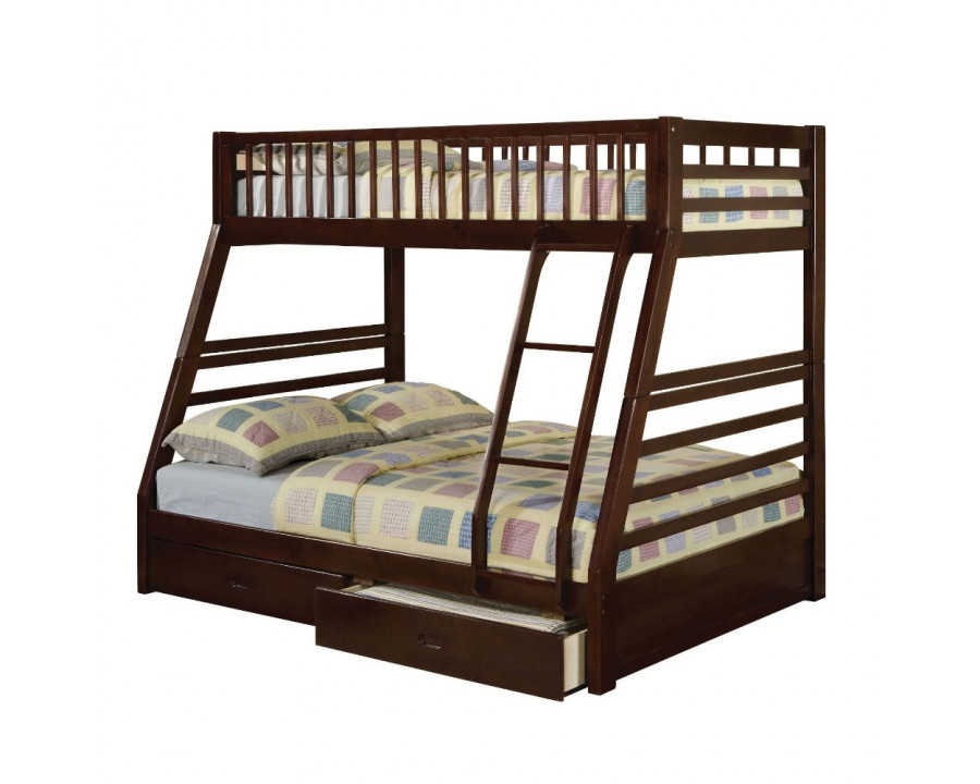 ACME - Jason Bunk Bed with Storage