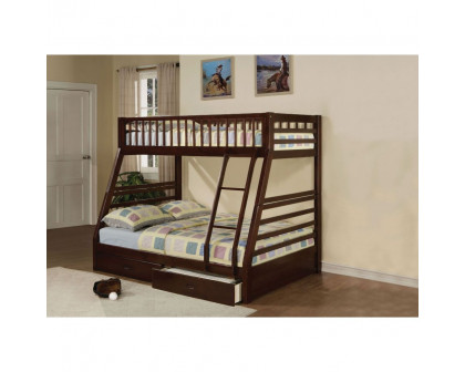 ACME - Jason Bunk Bed with Storage