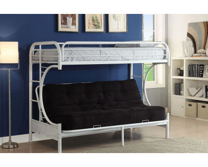 ACME - Eclipse Twin XL Over Queen Futon Bunk Bed