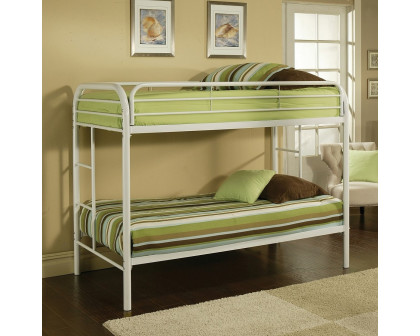 ACME Thomas Twin/Twin Bunk Bed - White