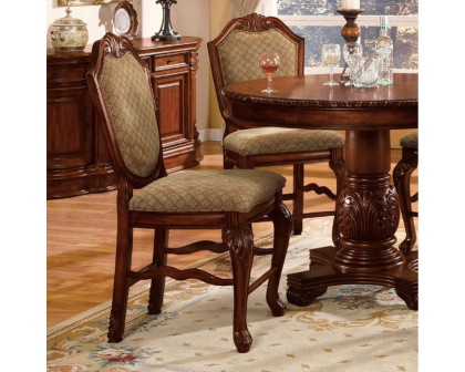 ACME - Chateau De Ville Counter Height Chair Set of 2