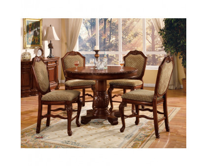 ACME Chateau De Ville Counter Height Chair Set of 2 - Cherry