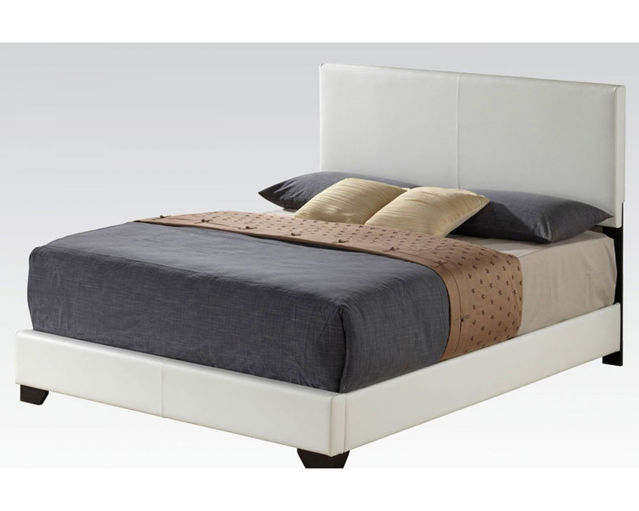 ACME Ireland Upholstered Bed - White, Full Size