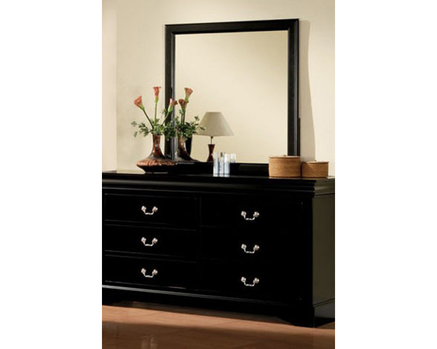 ACME Louis Philippe III Mirror - Black