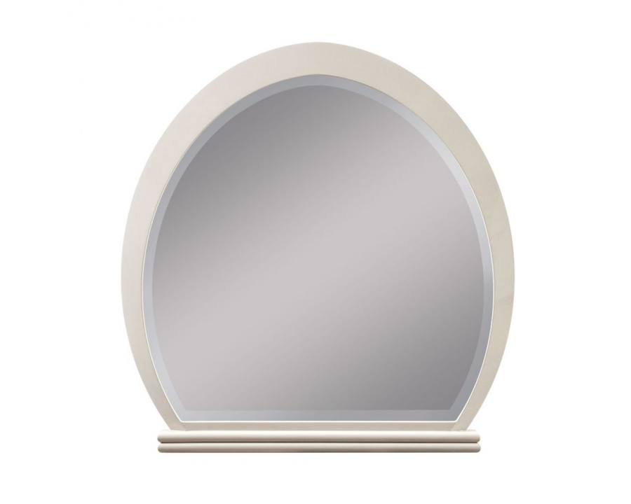 ACME - Allendale Mirror in Ivory/Latte High Gloss