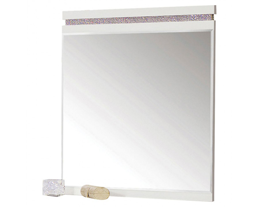 ACME - Valentina Mirror in White High Gloss