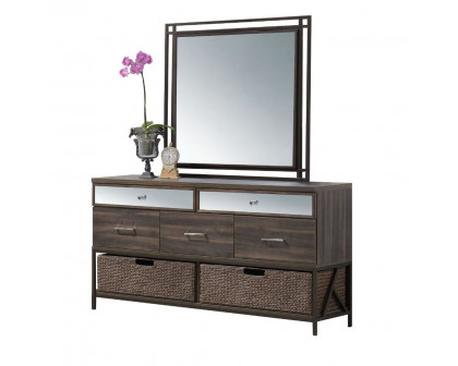 ACME - Adrianna Mirror in Walnut