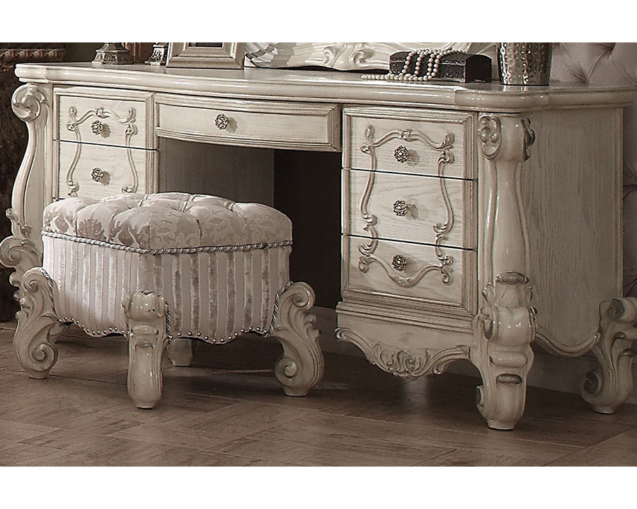 ACME Versailles Vanity Desk - Bone White