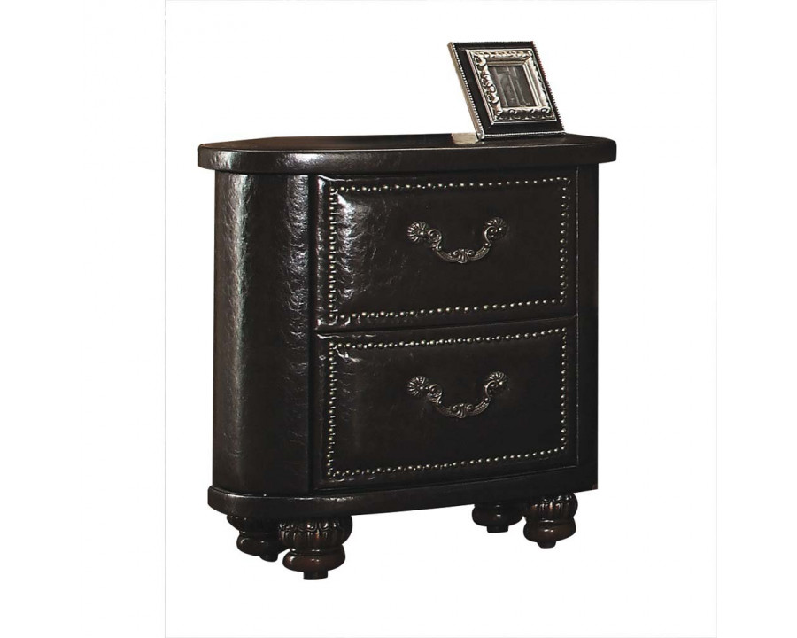 ACME - Varada Nightstand in Vintage Espresso PU