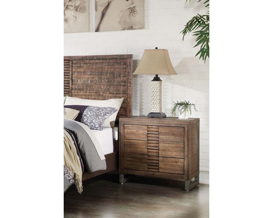 ACME - Andria Nightstand in Reclaimed Oak