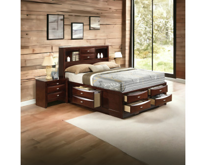 ACME Ireland Full Bed with Storage - Espresso