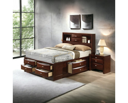 ACME Ireland Full Bed with Storage - Espresso