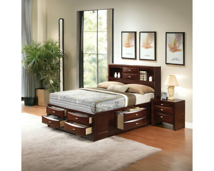 ACME Ireland Full Bed with Storage - Espresso