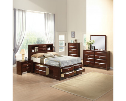 ACME Ireland Full Bed with Storage - Espresso