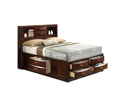 ACME Ireland Full Bed with Storage - Espresso