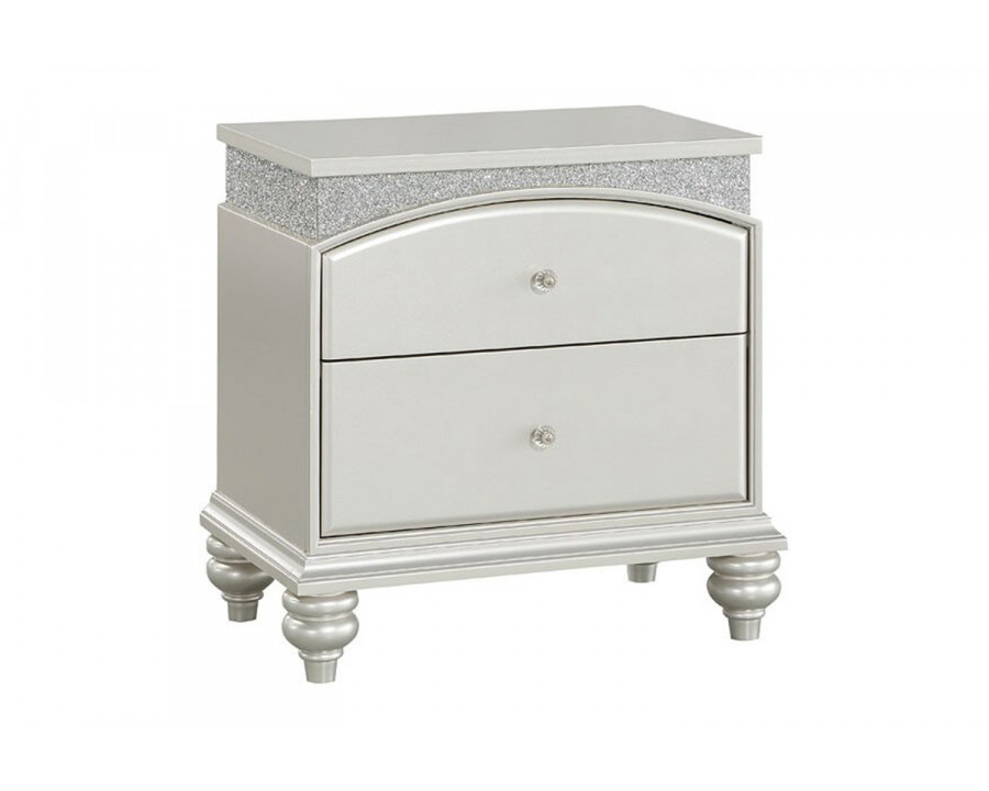 ACME - Maverick Nightstand in Platinum