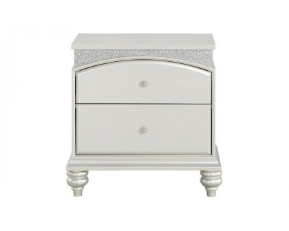 ACME - Maverick Nightstand in Platinum