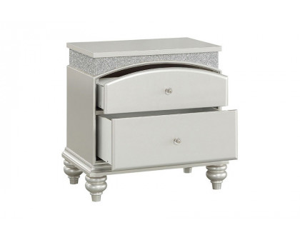 ACME - Maverick Nightstand in Platinum