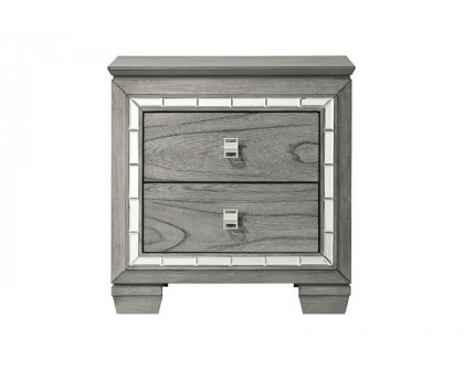 ACME - Antares Nightstand in Light Gray Oak