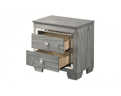 ACME - Antares Nightstand in Light Gray Oak