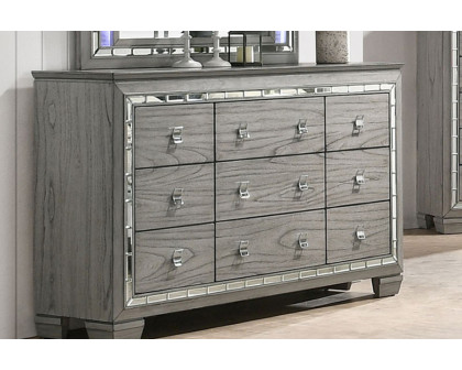 ACME - Antares Dresser in Light Gray Oak