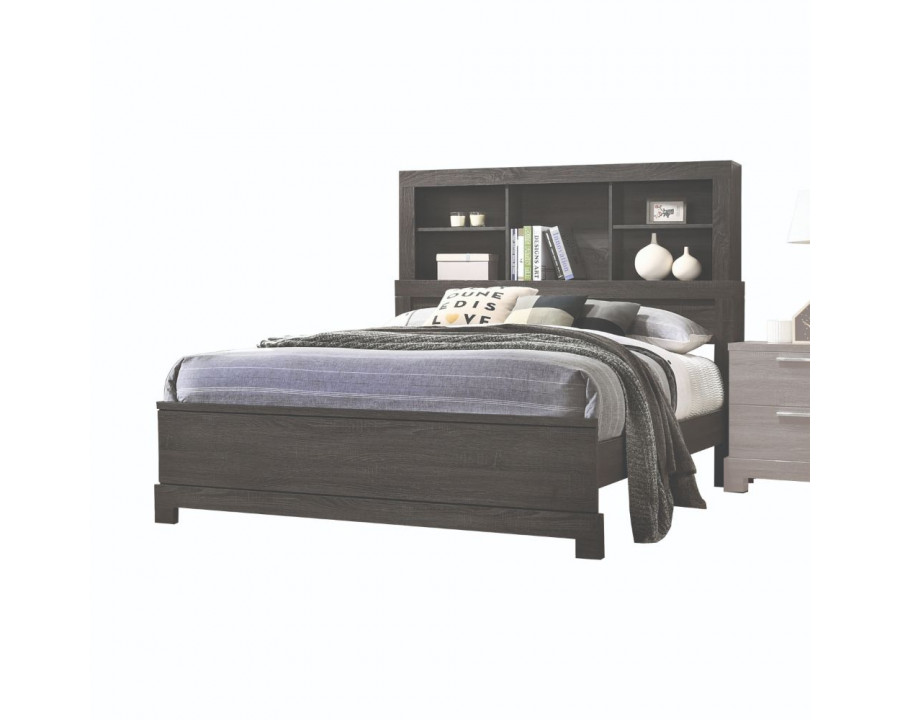 ACME Lantha Eastern King Bed - Gray Oak