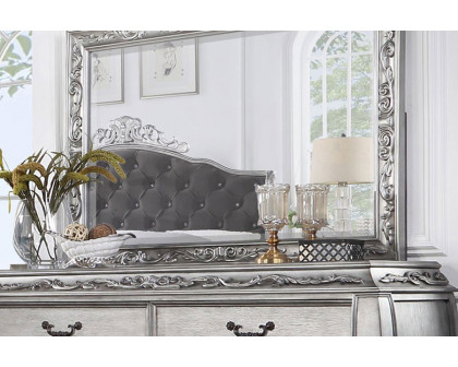 ACME - Leonora Mirror in Vintage Platinum