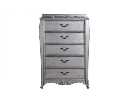 ACME - Leonora Chest in Vintage Platinum