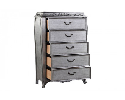 ACME - Leonora Chest in Vintage Platinum