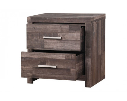 ACME - Juniper Nightstand in Dark Oak