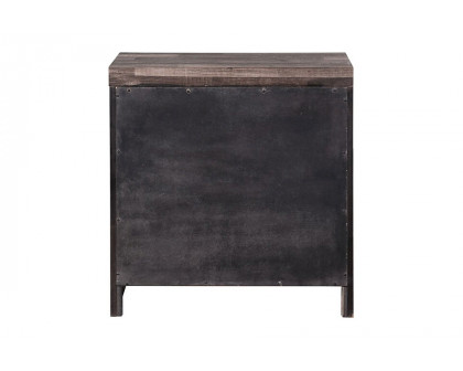 ACME - Juniper Nightstand in Dark Oak