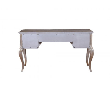 ACME - Esteban Vanity Desk in Mirrored/Antique Champagne