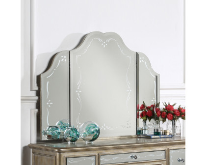 ACME - Esteban Vanity Mirror in Mirrored