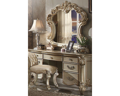 ACME Vendome Vanity Desk - Gold Patina and Bone