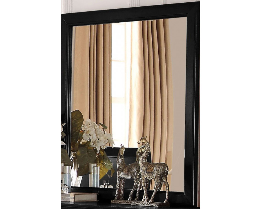 ACME Louis Philippe Mirror - Black