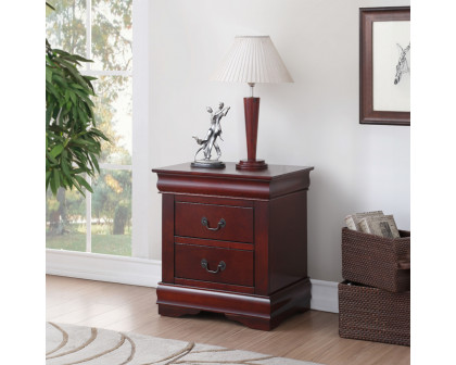 ACME Louis Philippe Nightstand - Cherry