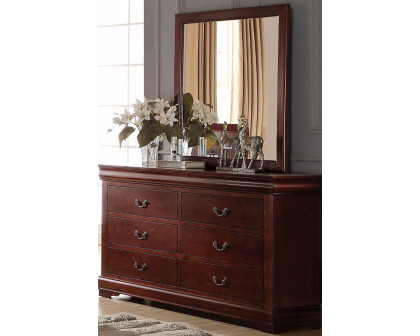 ACME Louis Philippe Mirror - Cherry Brown