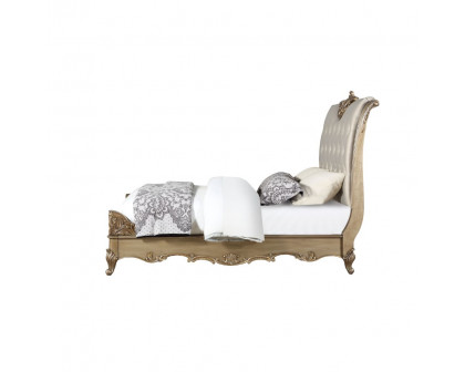 ACME - Orianne CK Bed in Cream/Champagne