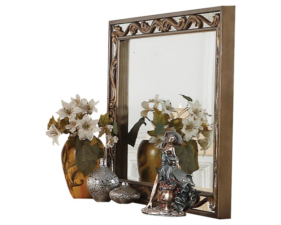 ACME - Orianne Mirror in Antique Gold