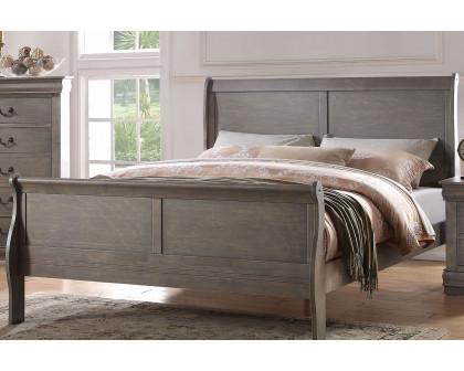 ACME - Louis Philipe Sleigh Bed