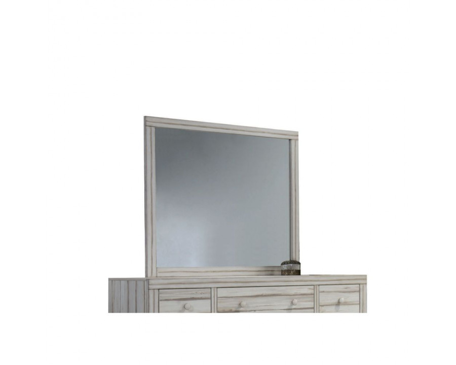 ACME - Shayla Mirror in Antique White