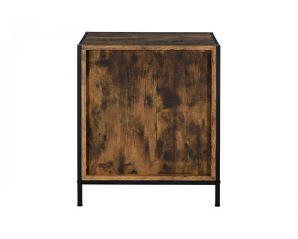 ACME - Juvanth Nightstand in Rustic Oak/Black