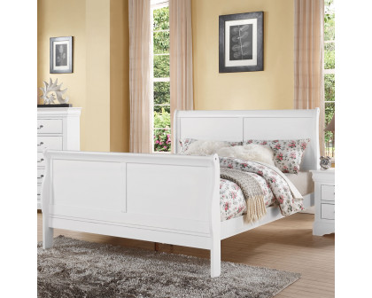 ACME Louis Philippe III Queen Bed - White